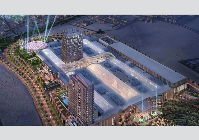 Construction work in under way on The Avenues–Khobar, a SR7.3 billion mixed-use development.